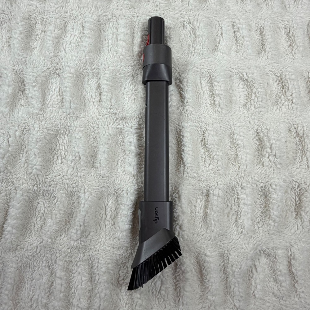 Dyson Quick Release 2-in-1 Crevice Tool Brush Attachment Iron Grey 967612-01